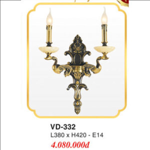 Đèn vách đồng VD-332