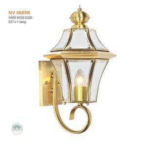 Đèn vách gắn tường đồng NV 0689B