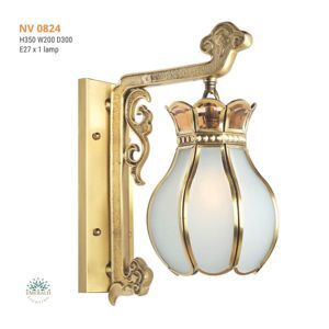 Đèn vách gắn tường đồng NV 0824