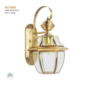 Đèn vách gắn tường đồng trang trí NV 0600