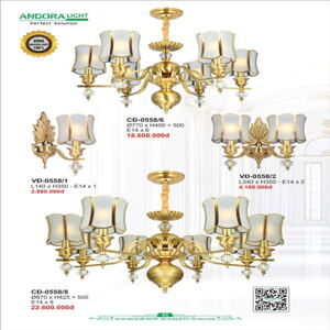 Đèn vách gắn tường đồng trang trí NV 0558/1