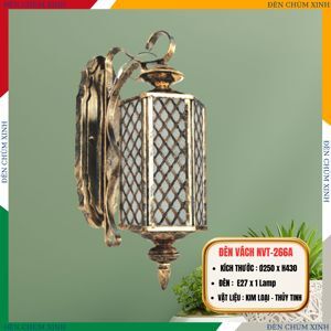 Đèn vách ngoại thất NVT 266A