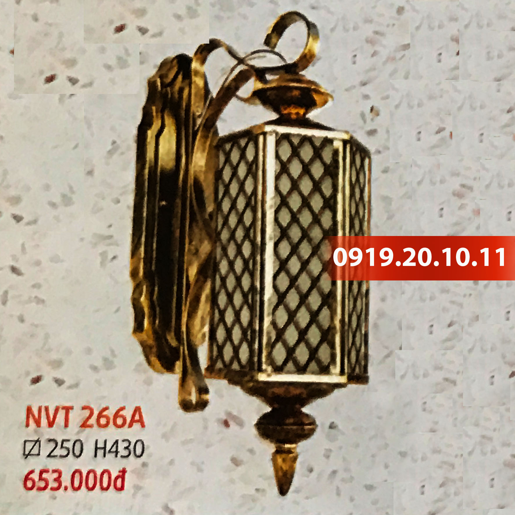 Đèn vách ngoại thất NVT 266A