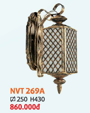 Đèn vách ngoại thất NVT 269A