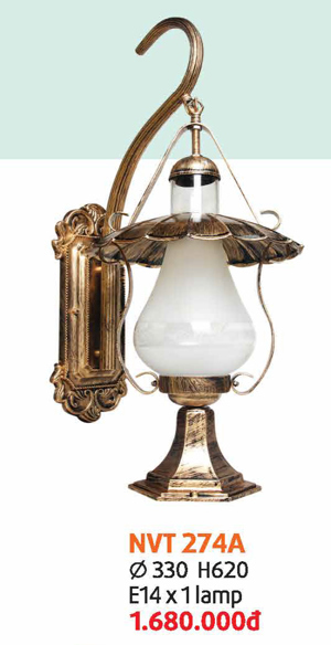 Đèn vách ngoại thất NVT 274A