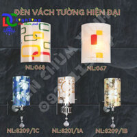 Đèn vách tường hiện đại, đèn vách tường thuỷ tinh NL068, NL067, NL8209/1C, NL8201/1A, NL8209/1B