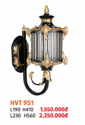 Đèn vách tường ngoài trời NVT 951
