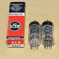 Đèn Van 12AX7 / ECC83 RCA Square Getter Mới Chưa Sử Dụng