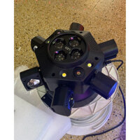 Đèn vũ trường mowing quạt 6 cánh quay 360 độ Max cảm ứng âm thanh