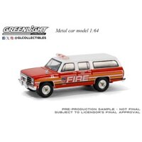 Đèn xanh 1: 64 1991 Chevrolet Suburban - Sở cứu hỏa chính thức của thành phố New York, mẫu xe kim loại