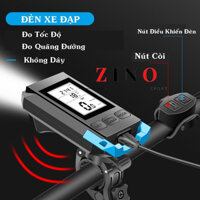 Đèn xe đạp có còi,màn hình hiển thị tốc độ quãng đường không dây pin 4000 mah, chống nước sạc usb