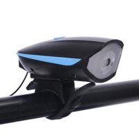 Đèn xe đạp thể thao dododios siêu sáng có còi pin sạc usb led T6 chống nước - Xanh