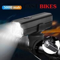 Đèn xe đạp thể thao siêu sáng 1200 lumens pin 5000 mah vỏ hợp kim nhôm chống nước