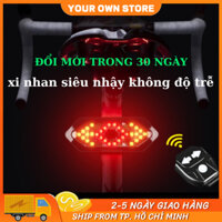 đèn xe đạp xi nhan không dây siêu nhậy lắp cột yên