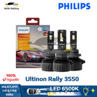 Đèn xe Philips Ultinon Rally 3550 LED H4 H7 H11 HB3 / HB4 HIR2 9012 sáng và ổn định tản nhiệt tuyệt vời không có khu vực tối không có góc chết chiếu sáng phía trước mà không có