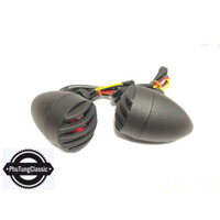 Đèn Xi nhan độ classic dạng Hột Vịt lưới , độ mọi loại xe classic, cafe racer....( giá 1 đôi)