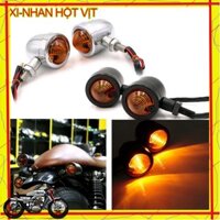 Đèn xi nhan hột vịt độ hàng cao cấp chuyên độ xe cafe racer, classic Gn125 Win