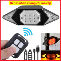 Đèn xi nhan xe đạp không dây cao cấp điều khiểu từ xa sạc usb chống nước