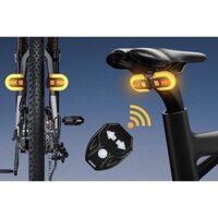 Đèn xi nhan xe đạp thể thao cao cấp tách rời gắn nhiều vị trí, đèn hậu nháy cảnh báo chống nước pin sạc usb