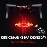 Đèn xi nhan xe đạp WEST BIKING FY-1820 điều khiển từ xa không dây, có còi 120db