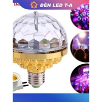 Đèn xoay 7 màu vũ trường nháy chớp theo điệu nhạc, Đèn xoay 360 độ bay phòng tạo hiệu ứng sân khấu cực đẹp