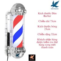 Đèn Xoay Baber Pole 3 Màu Kích Thước 75cm*23cm*32cm