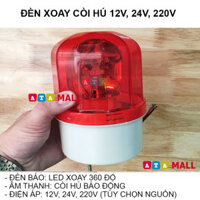 Đèn xoay còi hú 12V 24V 220VAC (tùy chọn nguồn)