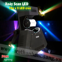 Đèn xoáy scan LED 12w x 2 LED cree