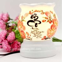 Đèn Xông Tinh Dầu Ơn Cô Hoa Phượng Đỏ