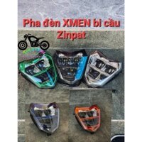Đèn zinpat xmen,đèn xe điện xmen bi cầu 2 tầng (bảo hành đèn 1 năm)