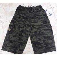 (đến75kg)Quần short quần lính Quảng Châu lưng thun