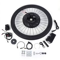 DENESTUS 26" Electric Bicycle Front Wheel Motor Conversion Kit with Battery E-Bike Cycling Hub Ebike Fast Conversion Tools Two Modes Switch 36V...