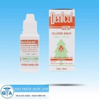 Denicol 20% Dung dịch rơ miệngtrị sưng nướu, lở miệng (chai 15ml)