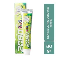 Dental Clinic 2080 Kem Đánh Răng Dental Clinic 2080 Kids Apple Tinh Chất Hương Táo Dành Cho Trẻ Em 80g
