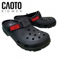 Dép ​​Clog Crocs Turbo Black Red Big Size