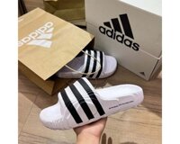 Dép Adidas Adilette 22 trắng sọc đen