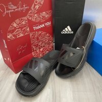 Dép Adidas AlphaBounce Triple Black B41720 | Authentic