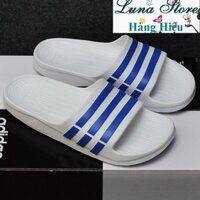 Dép Adidas chính hãng _ trắng sọc dương