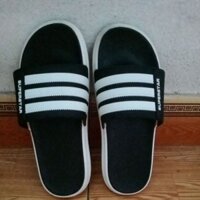 dép adidas superstar trắng đen size38