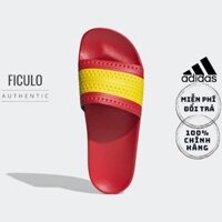 Dép Adidas Unisex 3 Sọc Đỏ Vàng
