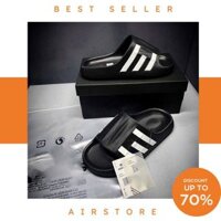 Dép Adifom_Adidas Nam Nữ Hot Trend, Dép Quai Ngang Adidas Mule Hở Mũi 3 Sọc Mới || Air_Store