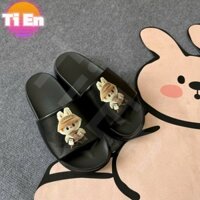 Dép Bảng Labubu Nam Trắng Đen dép cặp đôi Nam, Nữ
