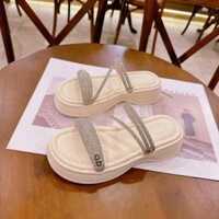 Dép Bánh Mì Miu Quai Cườm DE3575