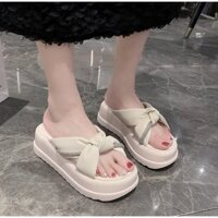 Dép Bánh Mì quai chéo cột xoàn đế 6p