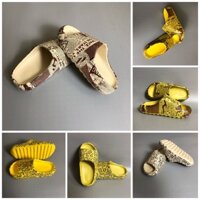 Dép bánh mì quai ngang Báo và hoạ tiết size36 đến size40.