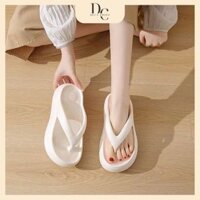Dép bánh mì xỏ ngón đế cao, dép tông đế cao chống trượt êm chân, tăng chiều cao - Decas Shoes