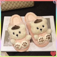 Dép Baotou Dép Lông Dép Thời Trang Dễ Thương Đế Dày Giữ Ấm