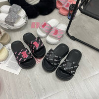 Dép Barbie Bling quai dán kim tuyến lấp lánh êm chân đế cao thời trang nữ - hỗ trợ đổi size