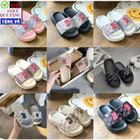 Dép Barbie Bling quai xé dán kim tuyến dễ thương đế cao Quai xé dán nữ đế cao hottrend mang êm chân KÈM VỚ-KIMNGANSG