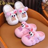 Dép bé gái mùa hè, chống trượt, dép đi biển cảm giác phân, dép đế mềm cho bé trai